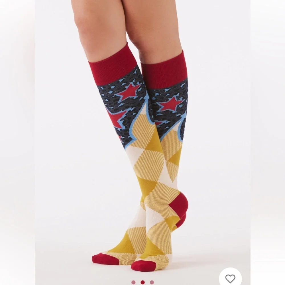 Double D Ranchwear Colorful Patterned Knee-High Socks